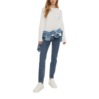 Calvin Klein Jeans White Cotton T-Shirt