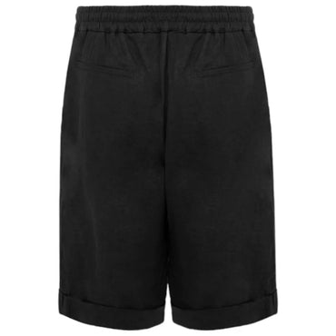 Alpha Studio Black Linen Short