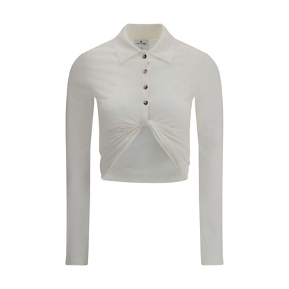 Courrèges Polo with twisted detail