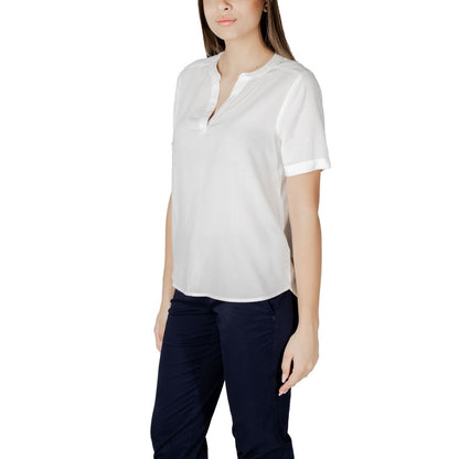Street One White Viscose Blouse