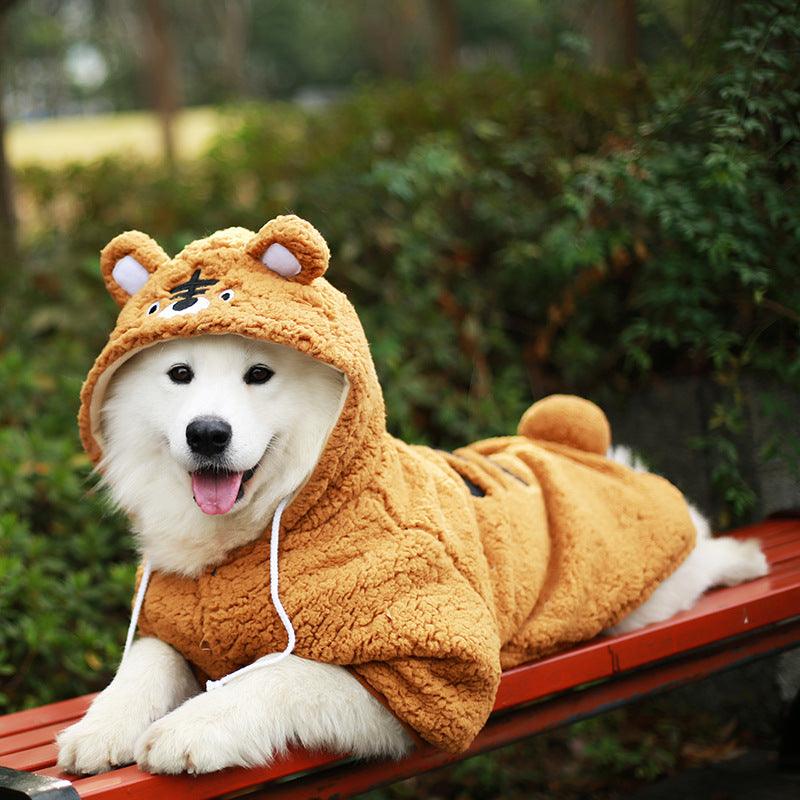 Thickened Pet Autumn And Winter Clothing For Medium And Large Dogs-2