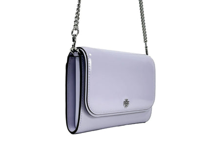 Tory Burch Patent Emerson Patent Chain Wallet Crossbody Bag