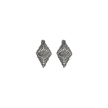 Brunello Cucinelli Faceted silver Earrings