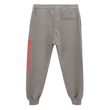 Alexander McQueen Chic Gray Cotton Blend Trousers