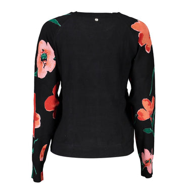 Desigual Black Viscose Sweater