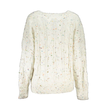 Desigual White Polyester Sweater