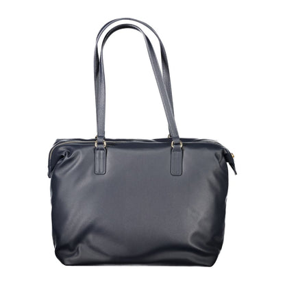 Tommy Hilfiger Blue Polyester Women Shoulder Bag