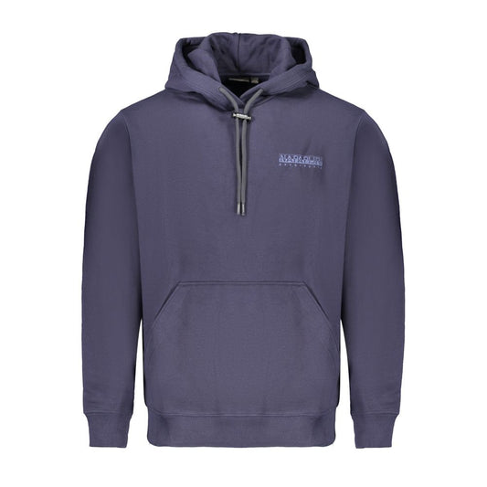 Napapijri Blue Cotton Men Sweater