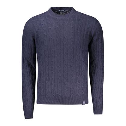 North Sails Black Wool Men Sweater