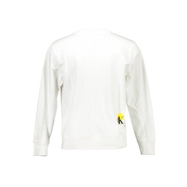 Calvin Klein White Organic Cotton Men Sweater