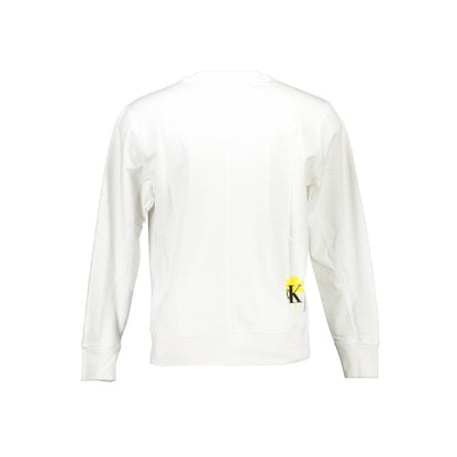 Calvin Klein White Organic Cotton Men Sweater