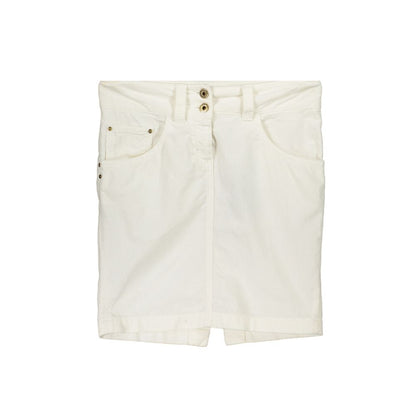 Patrizia Pepe White Cotton Women Skirt