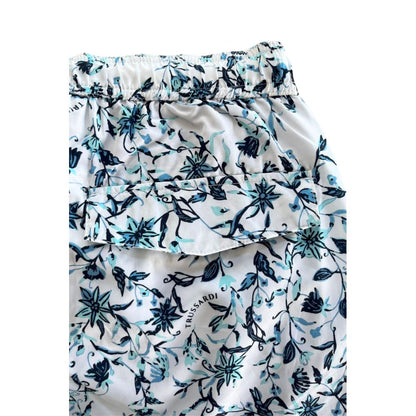 Trussardi Beachwear White Polyester Men's Swim Short