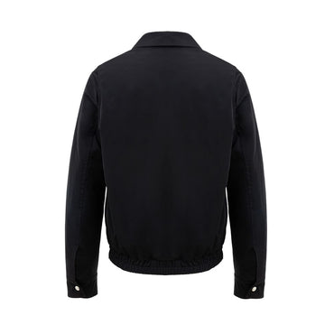 Ami Paris Black Polyester Jackets & Coat