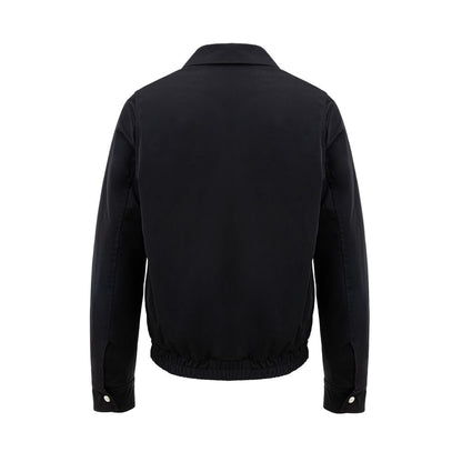 Ami Paris Black Polyester Jackets & Coat
