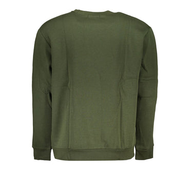 Cavalli Class Green Cotton Men Sweater