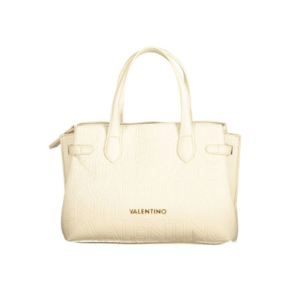 Mario Valentino Beige Polyurethane Women Handbag