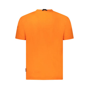 Napapijri Arancione Organic Cotton Men T-Shirt