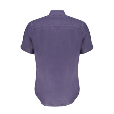 North Sails Blu Linen Men's Shirt