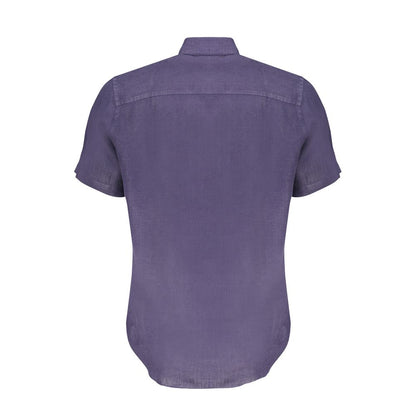 North Sails Blu Linen Men's Shirt