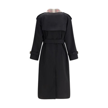 Burberry Black Cotton Coat