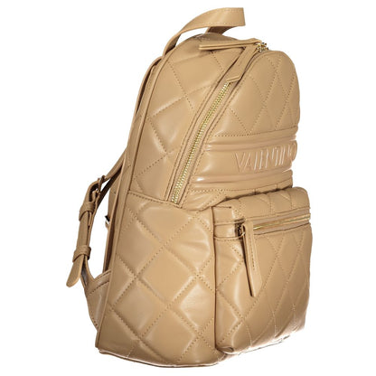 Mario Valentino Beige Polyurethane Women Backpack