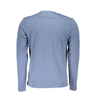 North Sails Blue Cotton Men T-Shirt
