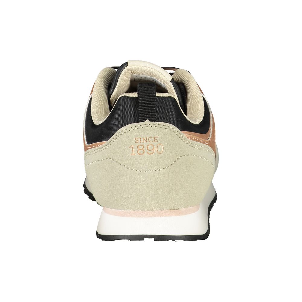 U.S. POLO ASSN. Black Polyurethane Women Sneaker