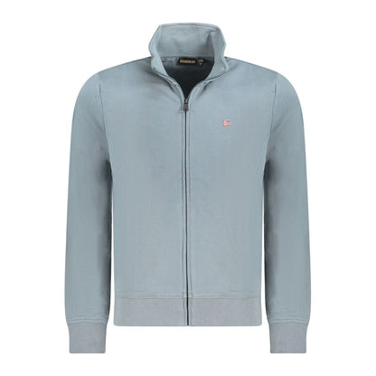 Napapijri Grigio Cotton Men Sweatshirt