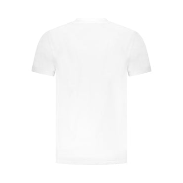 Cavalli Class White Cotton Men T-Shirt