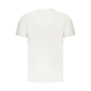 Cavalli Class White Cotton Men T-Shirt