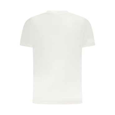 Cavalli Class White Cotton Men T-Shirt