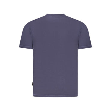 Napapijri Blu Cotton Men T-Shirt