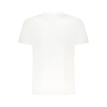Cavalli Class White Cotton Men T-Shirt