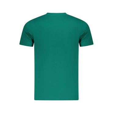 Cavalli Class Green Cotton Men T-Shirt