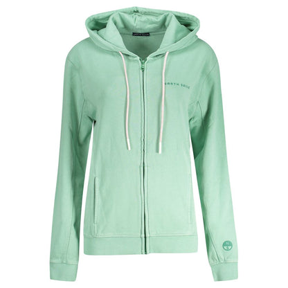 North Sails Verde Cotton Women Sweatshirt