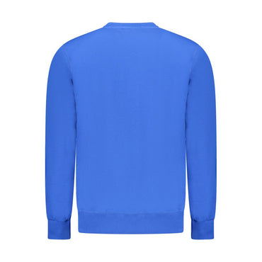 North Sails Blue Cotton Men Sweatshirt