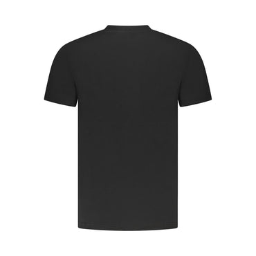 Cavalli Class Black Cotton Men T-Shirt