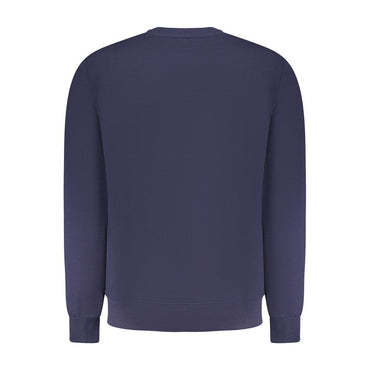 North Sails Blue Cotton Men Sweatshirt