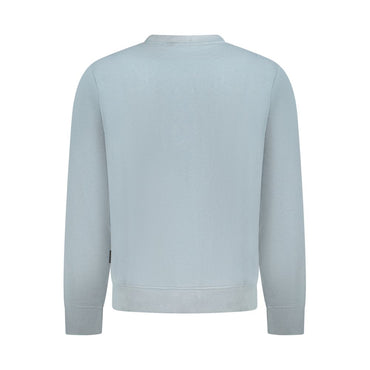 Napapijri Grigio Cotton Men Sweatshirt