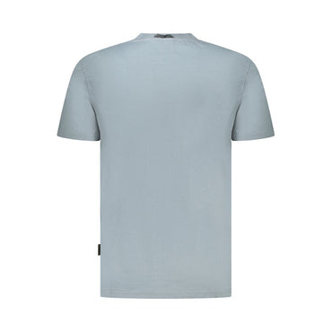 Napapijri Grigio Organic Cotton Men T-Shirt