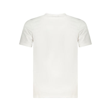 Cavalli Class White Cotton Men T-Shirt