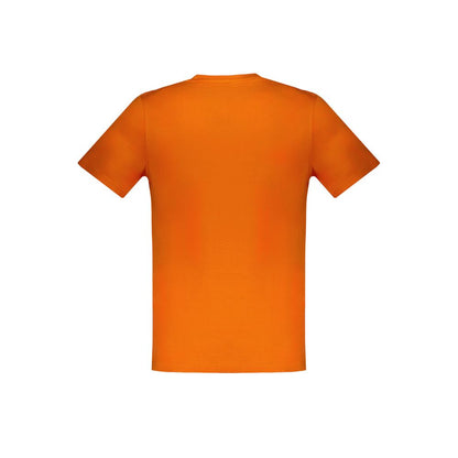 Harmont & Blaine Arancione Cotton Men T-Shirt