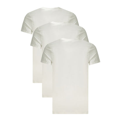 Calvin Klein White Cotton Men T-Shirt