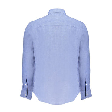 North Sails Blu Linen Men Shirt