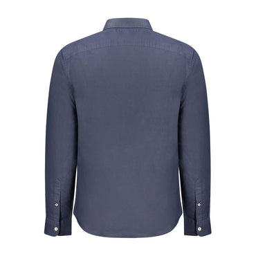 Timberland Blue Linen Men Shirt