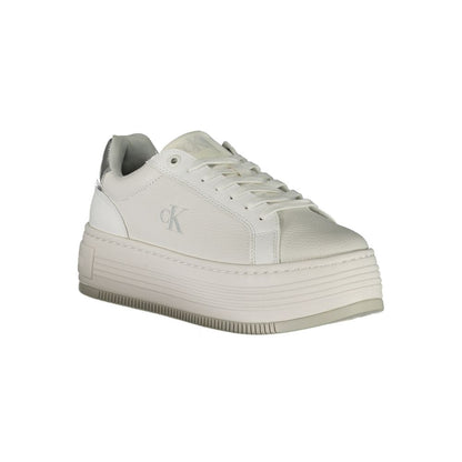 Calvin Klein White Leather Women Sneaker