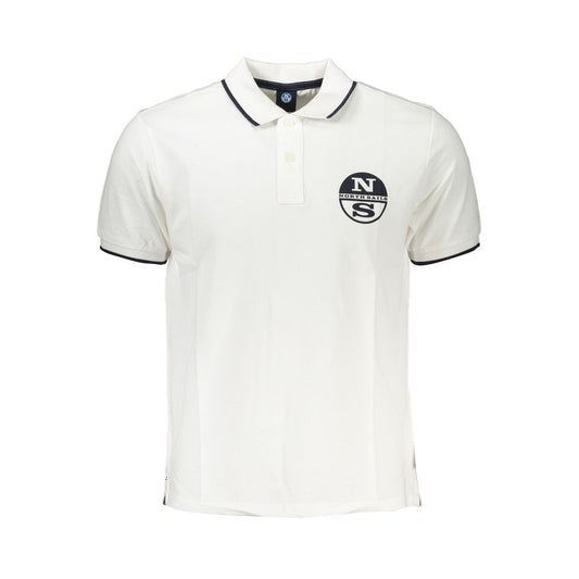 North Sails White Cotton Men's Polo Shirt