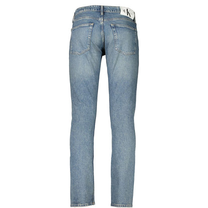 Calvin Klein Blue Cotton Men Jeans