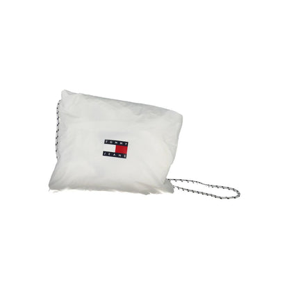 Tommy Hilfiger White Nylon Men's Waterproof Jacket